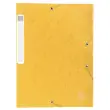 Boite de classement livrée à plat Cartobox Dos 40mm Carte lustrée - A4 - Jaune - EXACOMPTA