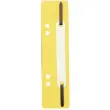 Fixe-dossiers à lamelle polypropylène - Jaune - Exacompta