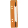 Fixe-dossiers à lamelle polypropylène - Orange - Exacompta