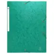 Chemise 3 rabats à élastiques Maxi Capacity carte lustrée 600g/m2 Scotten ®- A4 - Vert - EXACOMPTA