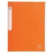 Boite de classement livrée à plat Cartobox Dos 25mm Carte lustrée - A4 - Orange - EXACOMPTA