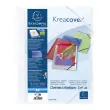 Chemise à élastiques 3 rabats polypropylène opaque Krea Cover - A4 - Blanc - EXACOMPTA