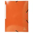 Chemise à élastiques 3 rabats Maxi capacity carte lustrée pelliculée 425gm² Iderama A4 - Orange - EXACOMPTA