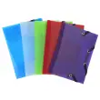 Chemise à élastique 3 rabats Polypro Crystal Colour - format pocket 12x16cm - Couleurs assorties - EXACOMPTA
