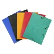 Chemise &agrave; &eacute;lastique 3 rabats Scotten 425g/m2 - Pocket 12x16cm - Couleurs assorties - EXACOMPTA 