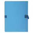 Chemise dos extensible avec rabat papier - 24x32cm - Bleu clair - EXACOMPTA