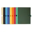 Chemise dos extensible papier 24x32cm - filmée par 5 - Couleurs assorties - EXACOMPTA