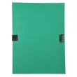 Chemise &agrave; sangle dos extensible avec rabat en pied et boucle &agrave; coulisseau crant&eacute; - polypropyl&egrave;ne - Vert - EXACOMPTA 