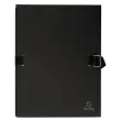 Chemise dos extensible avec rabat papier - 24x32cm - Noir - EXACOMPTA