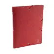 Boite de classement Exabox Dos 25mm Carte lustrée Scotten - A4 - Rouge - EXACOMPTA