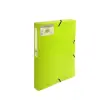 Boite de classement Exabox dos 40mm polypropyl&egrave;ne 7/10e Forever&reg; PP - A4 - Vert anis - EXACOMPTA 
