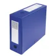 Boite de classement &agrave; pression Dos 100mm polypropyl&egrave;ne 7/10e Opaque - A4 - Bleu - EXACOMPTA 