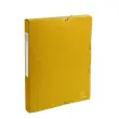 Boite de classement Exabox Dos 25mm Carte lustrée - A4 - Jaune - EXACOMPTA