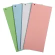 Paquet 100 fiches intercalaires horizontales unies perforées Forever - 105 x 240 mm - Couleurs assorties - Exacompta