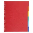 Intercalaires carte 220g 6 positions - A4 maxi - EXACOMPTA
