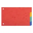 Intercalaires pour fiches bristol carte lustrée 225g/m2 4 positions - 100x150mm - EXACOMPTA