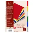 Intercalaires polypropylène souple 6 positions - A4 - Couleurs assorties - EXACOMPTA