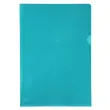 Sachet de 10 pochettes coin PVC lisse haute résistance 13/100e - A4 - Vert - EXACOMPTA