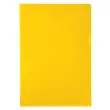 Sachet de 10 pochettes coin PVC lisse haute résistance 13/100e - A4 - Jaune - EXACOMPTA