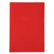Etui carton de 100 pochettes coin PVC lisse haute r&eacute;sistance 13/100e - A4 - Rouge - EXACOMPTA 