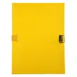 Chemise à sangle dos extensible avec rabat en pied et boucle à coulisseau cranté - polypropylène - Jaune - EXACOMPTA