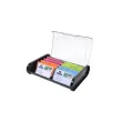Fichier pour cartes de visite Topline - 60x245x180 mm - Noir/arlequin - EXACOMPTA