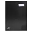 Parapheur direction dos a soufflets - 16 compartiments - Noir - EXACOMPTA
