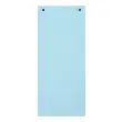 Paquet 100 fiches intercalaires horizontales unies perforées Forever - 105 x 240 mm - Bleu clair - Exacompta