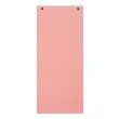 Paquet 100 fiches intercalaires horizontales unies perfor&eacute;es Forever - 105 x 240 mm - Rose - Exacompta 