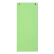 Paquet 100 fiches intercalaires horizontales unies perfor&eacute;es Forever - 105 x 240 mm - Vert - Exacompta 
