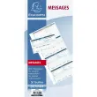 Carnet broché 29,7x14,8cm - Messages téléphones (4 à la page) - 50 feuilles dupli autocopiantes - EXACOMPTA