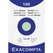 &Eacute;tui de 100 fiches - bristol uni non perfor&eacute; 74x105mm - Vert - EXACOMPTA 