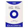 Étui de 100 fiches - bristol uni non perforé 100x150mm - Blanc - EXACOMPTA
