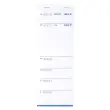 Bloc Brasserie 50 feuillets autocopiants numérotés en dupli - Format 9 ,6x26 cm - EXACOMPTA
