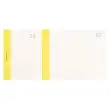Bloc vendeur à bande couleur 100 feuillets double numérotage - Format 6 ,6x13,5 cm - Jaune - EXACOMPTA