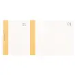 Bloc vendeur à bande couleur 100 feuillets double numérotage - Format 6 ,6x13,5 cm - Orange - EXACOMPTA