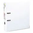 Classeur à levier Prem'Touch intérieur et extérieur en polypropylène - Dos 80mm - A4 maxi. - Blanc - EXACOMPTA
