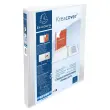 Classeur PP personnalisable Kreacover - 2 anneaux en D 20mm - A4 maxi - Blanc - EXACOMPTA