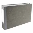 Classeur &agrave; levier papier marbre gris dos de 70mm - A4 horizontal. - Gris-dos gris - EXACOMPTA 