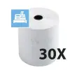 Bobine pour tickets de caisse 80x80 mm - 1 pli thermique 55g/m2 sans BPA. - EXACOMPTA 