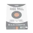 Étui de 100 fiches - bristol quadrillé 5x5 non perforé 105x148mm - Orange - EXACOMPTA