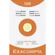 Étui de 100 fiches - bristol quadrillé 5x5 non perforé 100x150mm - Couleurs assorties - EXACOMPTA