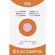 Etui de 100 fiches - bristol lign&eacute; non perfor&eacute; 100x150mm - Couleurs assorties - EXACOMPTA 