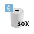 Bobine pour tickets de carte bancaire 60x47 mm - 1 pli thermique 55g/m2 sans BPA. - EXACOMPTA 