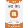 Étui de 100 fiches - bristol quadrillé 5x5 perforé 125x200mm - Couleurs assorties - EXACOMPTA