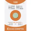 &Eacute;tui de 100 fiches - bristol quadrill&eacute; 5x5 perfor&eacute; 105x148mm - Couleurs assorties - EXACOMPTA 