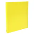 Classeur rembord&eacute; polypropyl&egrave;ne 4 anneaux 30mm - A4 - Jaune - EXACOMPTA 