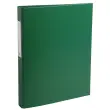 Classeur rembordé polypropylène 2 anneaux ronds de 25mm sur 3eme de couverture - Vert - EXACOMPTA