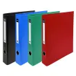 Classeur rembord&eacute; PVC 4 anneaux en D de 40mm en 3&egrave;me de couverture - A4 maxi - Couleurs assorties - EXACOMPTA 
