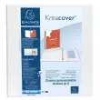 Classeur PP personnalisable Kreacover - 2 anneaux en D 60mm - A4 maxi - Blanc - EXACOMPTA